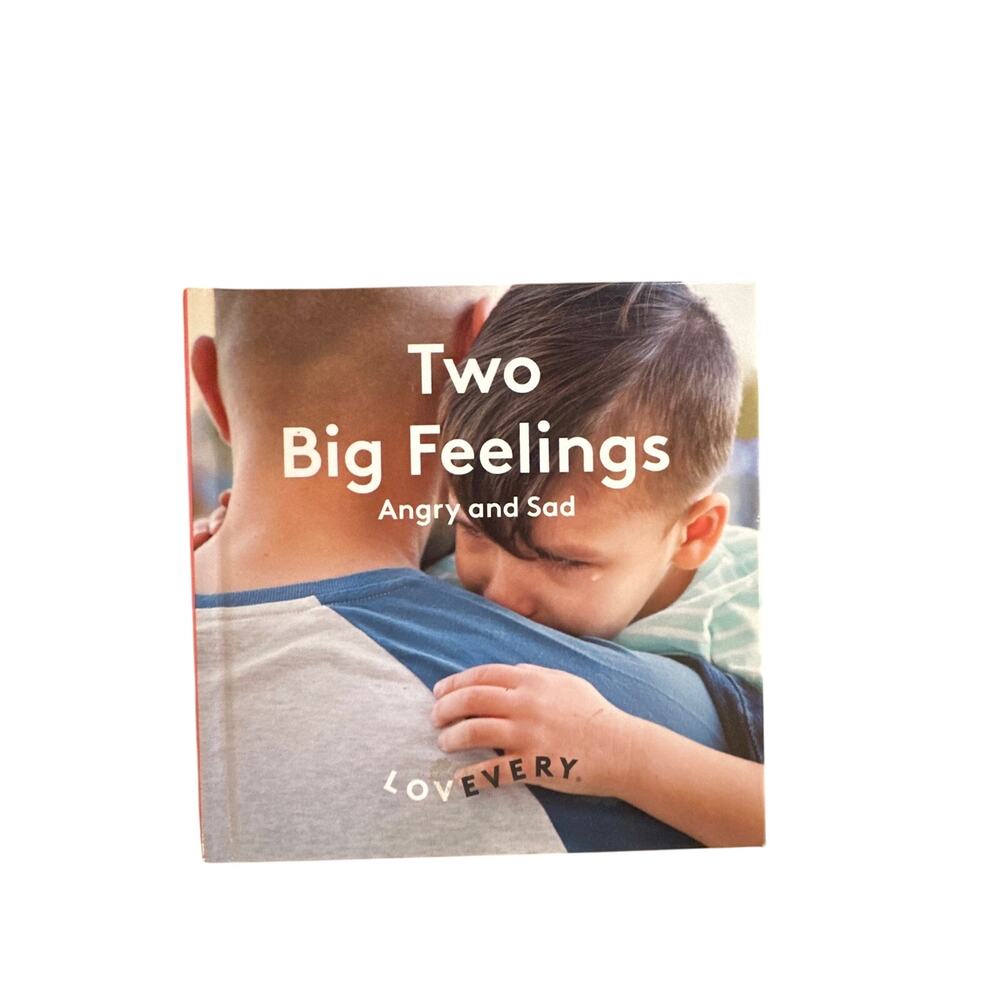 Lovevery The Observer Playkit Two Big Feelings Angry and Sad Hardcover Book